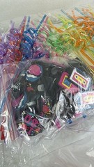 80s Party Retro Multicolor Plastic Straw Whips Set 48 Pcs X003U2DPZD