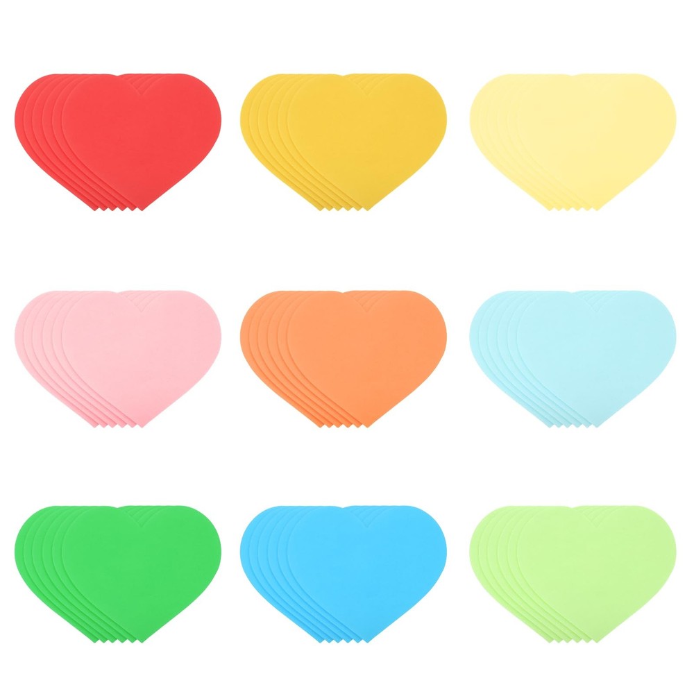 54Pcs Heart Cutouts, Heart Shaped Decorative Cut-Outs Die Cut Paper Decoratio…