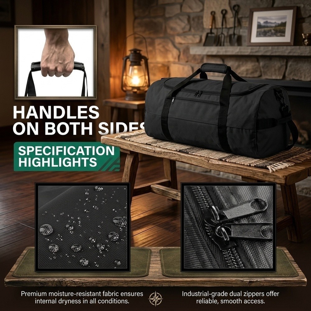 67-Inch Umbrella Storage Bag Waterproof 210D Fabric with and Side Handles