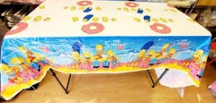SIMPSONS GIFT BOX CAKE TOPPER CUPCAKE BALLOON BANNER SUPPLIES DECORATIONS