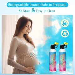 Merear Large Gender Reveal Fire Extinguisher 2 Packs Blue+2 Packs Pink=4packS