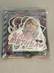 Taylor swift Birthday Banner 24 Cupcake Toppers 16 Balloons 6 Swirls& Backdrop