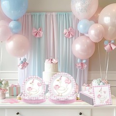 Pink 1st Birthday Party Decorations – Silly Goose Theme