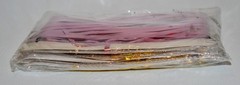 New 4-pack Pink and Gold Party Streamer Foil Fringe Curtains Backdrop