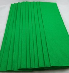 Clikkabox – 12 Light Green Crepe Paper Folds, each 150cm x 50cm by clikkabox