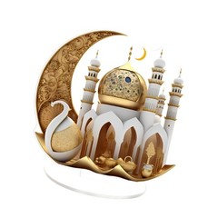 Ramadans Home Decors 2D Eid Mubarak Decoration Islamic Holiday Gift for Family