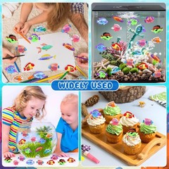 36pcs Plastic Tropical Mini Fish Toy Set for Children’s Party Supplies and Decor