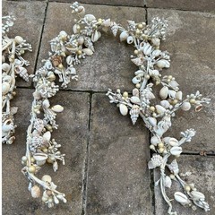 Seashell garlands Coastal Shell wire decor nautical natural marine beach ocean 2