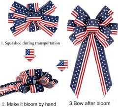 Outdoor Independence Day Bows