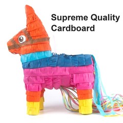 2Pack Donkey Pinata with Hanging Loop Cinco de Mayo Birthday Mexican Party Decor
