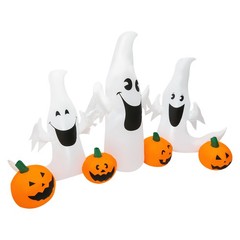 7.55FT Halloween Inflatable Decorations Inflatable w/ Led Lights Free Stand GIFT