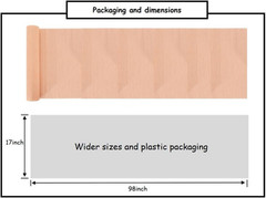 Crepe Paper Roll 8.2ft Long 17 Inch Wide for Wedding Ceremony Various Large Fest