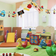 87-Pieces 100th Day of School Banner Happy 100 Days Banner Sign Hanging Banner
