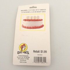 Buc-ee’s 12 Ct. Birthday Party Time Candles 3 Inches Height Cake Gas Station