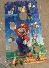 Super Mario Brothers Toss Game Target Nylon Fabric