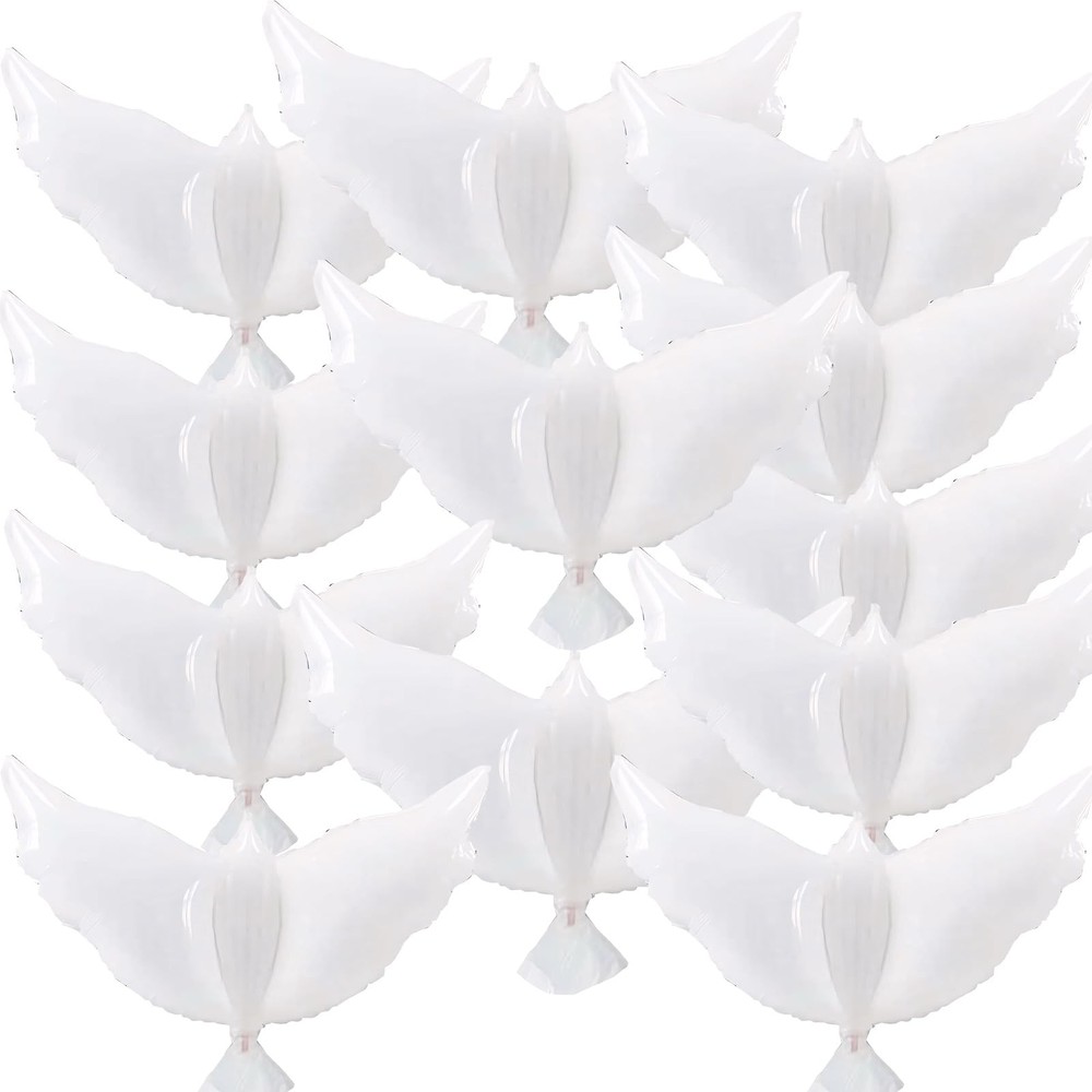 Dove Memorial Balloon for Release, Biodegradable Funeral Remembrance Angel