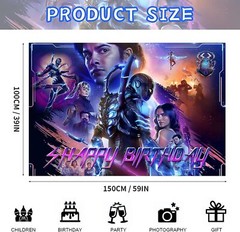 Blue Beetle Party Supplies Birthday Backdrop Banner Background Vinyl 5x3ft