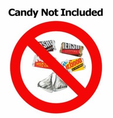 60th Birthday Miniature Candy Label Wrapper (Set of 60) CANDY NOT INCLUDED