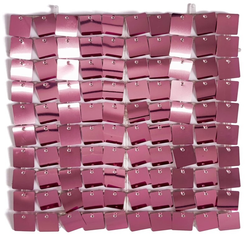 24 Panels Rose Gold Shimmer Wall Backdrop Sequin – Collection Only