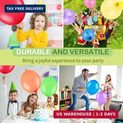 30pcs Punch Balloons for Kids, Thickened Neon Punching Balloon, Large Heavy Duty
