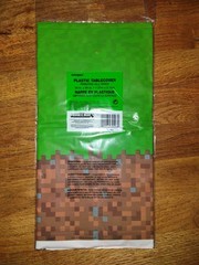 MINECRAFT Gamer Birthday Party Plastic TABLE COVER 54” x 84” MOJANG