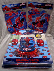 MARVEL DesignWare Large Lot/6 ULTIMATE SPIDER-MAN Birthday Banner & Table Decor