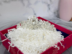 3 Pcs Bachelorette Party Decorations Bridal Shower Crown, Bride to Be Sash&Veil
