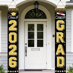 Graduation Decorations 2026 – Black and Gold Graduation Banner Class of 2026 …