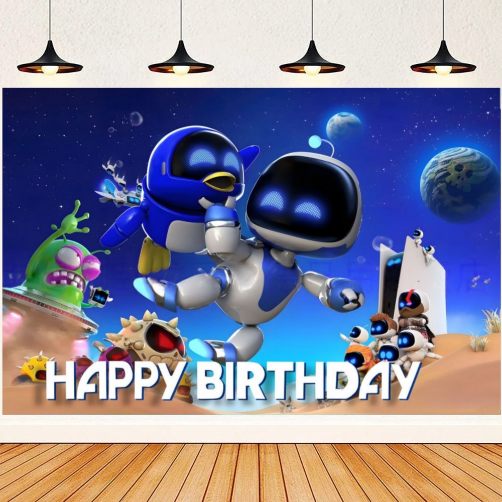 Popular movies Alien Backdrop Birthday Party Banner Photo Background Decoraions