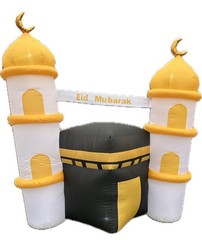 Inflatable Islamic 6FT Ramadan Kareem/Eid Mubarak Kaaba Mosque. Ramadan Blow up