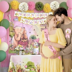 Easy Setup Winnie the Pooh Baby Shower Decorations – Durable & Safe Decor