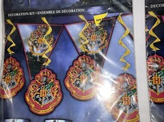Harry Potter Party Decorations Kit Hanging Honeycomb Birthday 7pc Lot Of 2