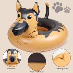 Silph PLC Funny Pool Float, Fun Pool Floats for Adults, Dog Party Tube Inflat…