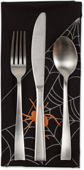 Halloween Party Tabletop Decor, Reusable & Machine Washable Cotton Fabric, Napki