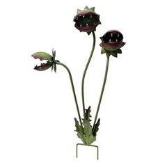 Rust Resistant Metal Flytrap For Sculpture for Outdoor Garden Yard Lawn Decor