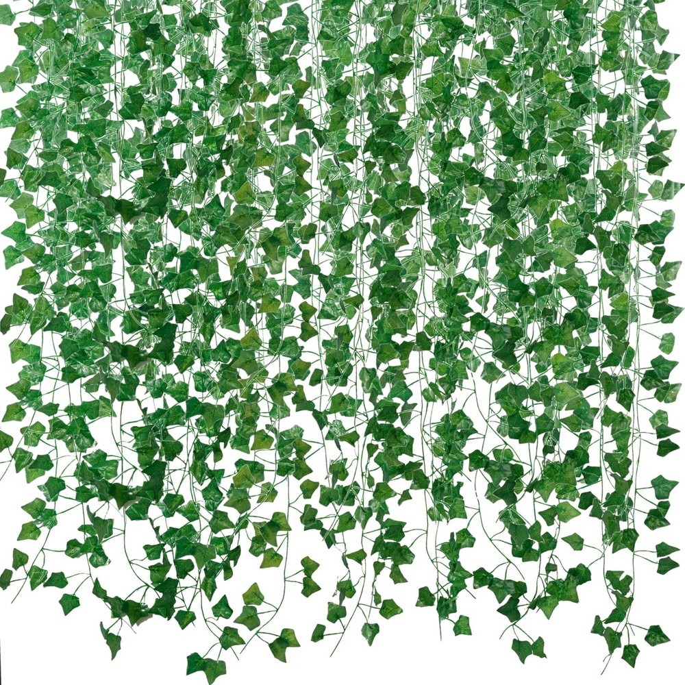 Freyalife Fake Vines for Room Decor(24Pack168Ft) Aesthetic Artificial Green