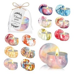 48PCS Scented Candles Gift Set Long Lasting Soy Wax Aromatherapy Colorful 48pcs