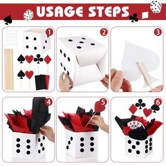 8 Sets Casino Party Decorations Themed Table Centerpieces Casino Table Party …