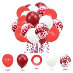 Metallic gold and premium latex black and white balloons 60 in 30.48cm set