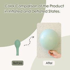 Sage Green Balloon Arch Kit 120pcs in 518 inch Sizes for Events