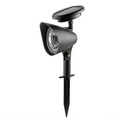 2PCS Weatherproof Solar Lights for Garden with Adjustable Angle Fast Charging