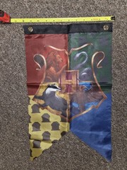 Harry Potter Gifts Banner Decorations Set of 6 Hogwarts House Flags 20×12…