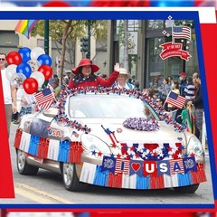 250th Anniversary Parade Car Decorations Kit 4th of July Patriotic Golf Cart …