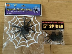 Vintage Halloween Lot 14 Pieces Spiders Bats Banner Flash Light Treat Bags NEW