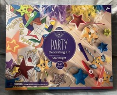Crafty Creations Party Decorating Kit Star Bright 241 Pieces. NEW Sealed Box