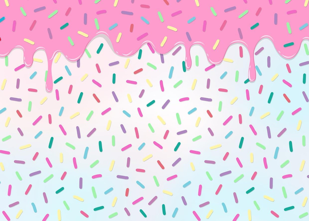 7X5Ft Donut Backdrop Birthday Backdrop Donut Birthday Sweet One Sprinkles Par…