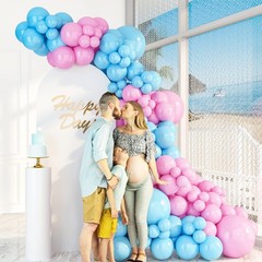 Pastel Pink Balloons | Valentine’s Day Balloons Garland Kit, 5/12/18 Inch | B…
