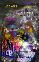 Girls Big BIRTHDAY Bundle Lot Various Party Favors