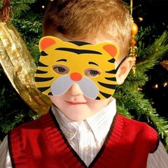 Máscaras De Fieltro De Animales Para Fiestas (30 Paquetes) Para Niños Fiesta NEW