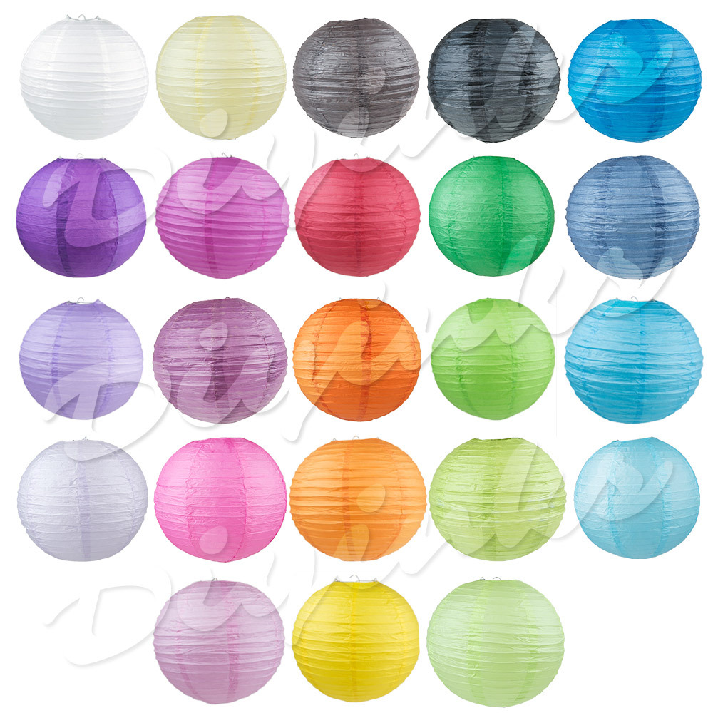 5/10 Pack Chinese Paper Lantern Decoration Wedding Party 8″ 10″ 12″ 14″ 16″